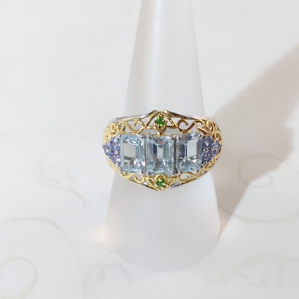 Aquamarine Tanzanite 32 Cttw Blue Size 8 67$